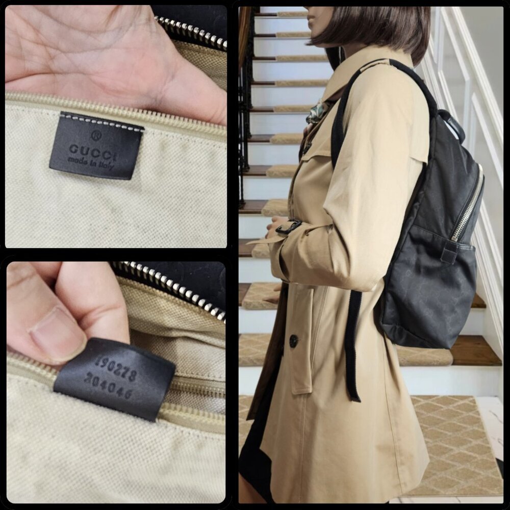 Gucci  Black Nylon backpack/rucksack - Picture 11 of 17